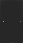 HAGER BOCCHIOTTI - Sensore touch singolo comfort KNX - Serie R.3 vetro nero