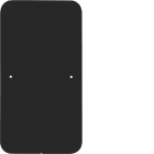 HAGER BOCCHIOTTI - Sensore touch singolo comfort KNX - Serie R.1 vetro nero