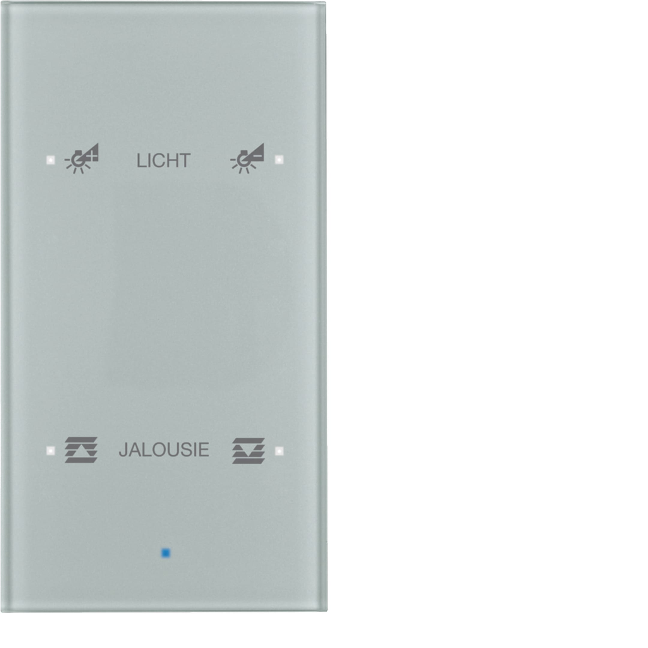 HAGER BOCCHIOTTI - Sensore vetro KNX doppio comfort KNX - Serie TS Sensor vetro alu