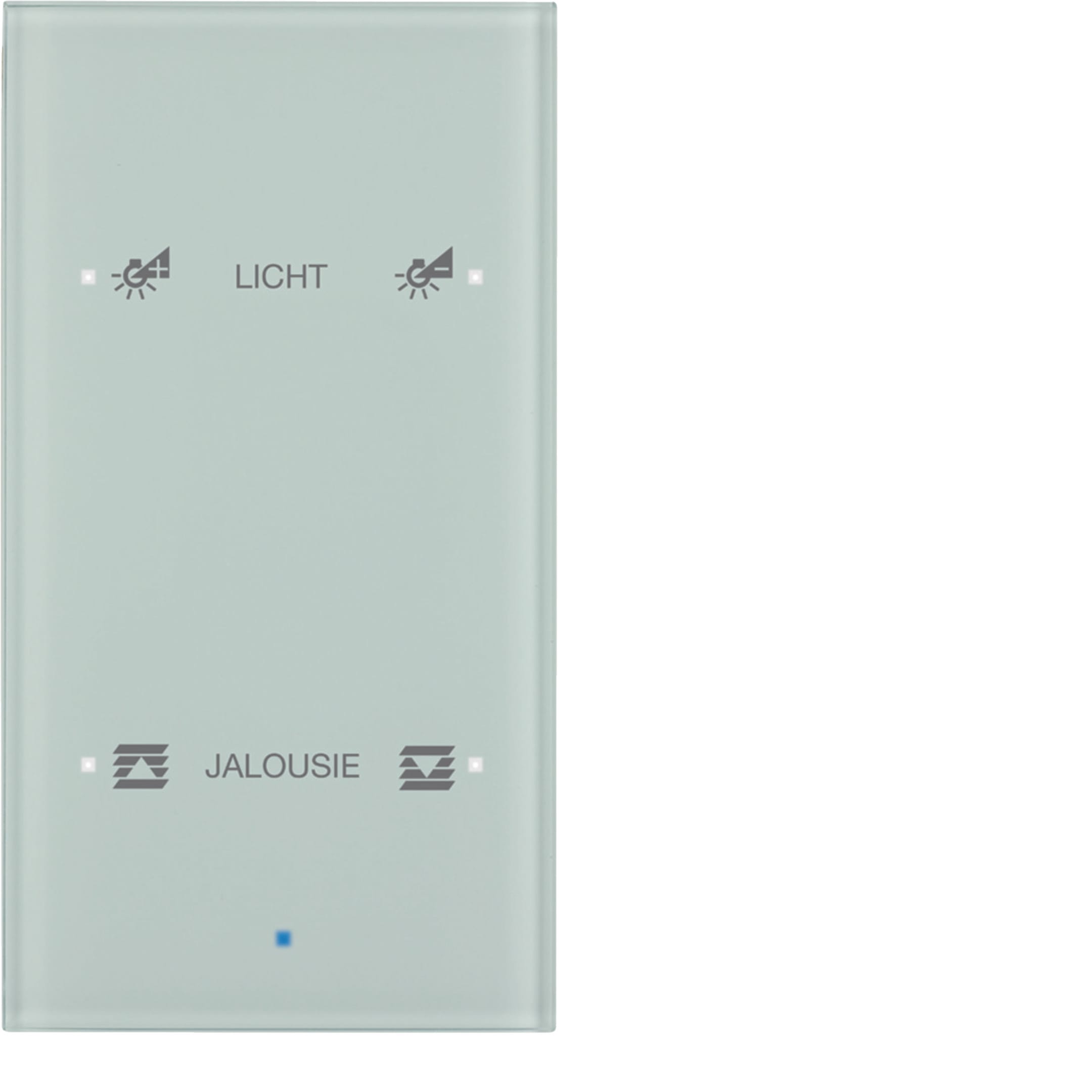 HAGER BOCCHIOTTI - Sensore vetro KNX doppio comfort KNX - Serie TS Sensor vetro bianco polare