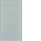 HAGER BOCCHIOTTI - Sensore touch triplo comfort?con accoppiatore bus KNX?Berker TS Sensor vetro alu