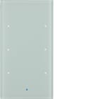 HAGER BOCCHIOTTI - Sensore vetro KNX triplo comfort KNX - Serie TS Sensor vetro bianco polare