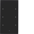 HAGER BOCCHIOTTI - Sensore touch triplo comfort?con accoppiator bus KNX?Berker TS Sensor vetro nero