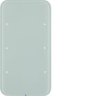 HAGER BOCCHIOTTI - Sensore touch triplo comfort KNX - Serie R.1 vetro bianco polare