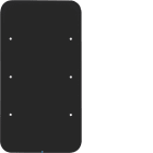HAGER BOCCHIOTTI - Sensore touch triplo comfort KNX - Serie R.1 vetro nero