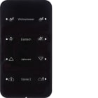 HAGER BOCCHIOTTI - Sensore touch quadruplo comfort KNX - Serie R.1 vetro nero