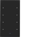 HAGER BOCCHIOTTI - Sensore touch quadruplo comfort?con accopp. bus KNX?Berker TS Sensor vetro nero