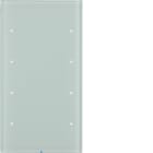 HAGER BOCCHIOTTI - Sensore touch quadruplo comfort KNX - Serie R.3 vetro bianco polare