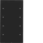 HAGER BOCCHIOTTI - Sensore touch quadruplo comfort KNX - Serie R.3 vetro nero