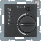 HAGER BOCCHIOTTI - Termostato KNX KNX - Serie B.3/B.7 antracite opaco