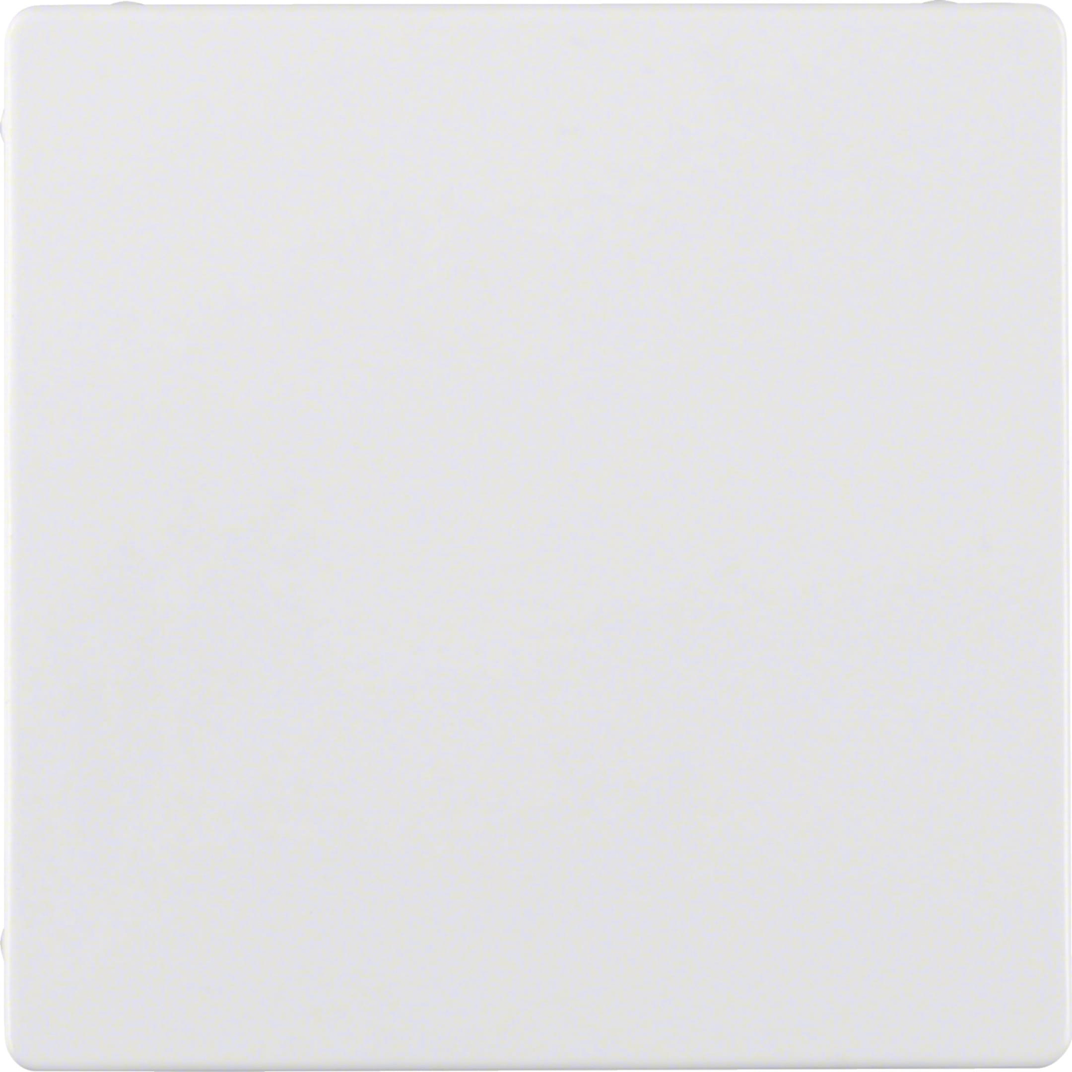 HAGER BOCCHIOTTI - Inserto cieco per accoppiatore bus KNX?Berker Q.1/Q.3 bianco polare velluto
