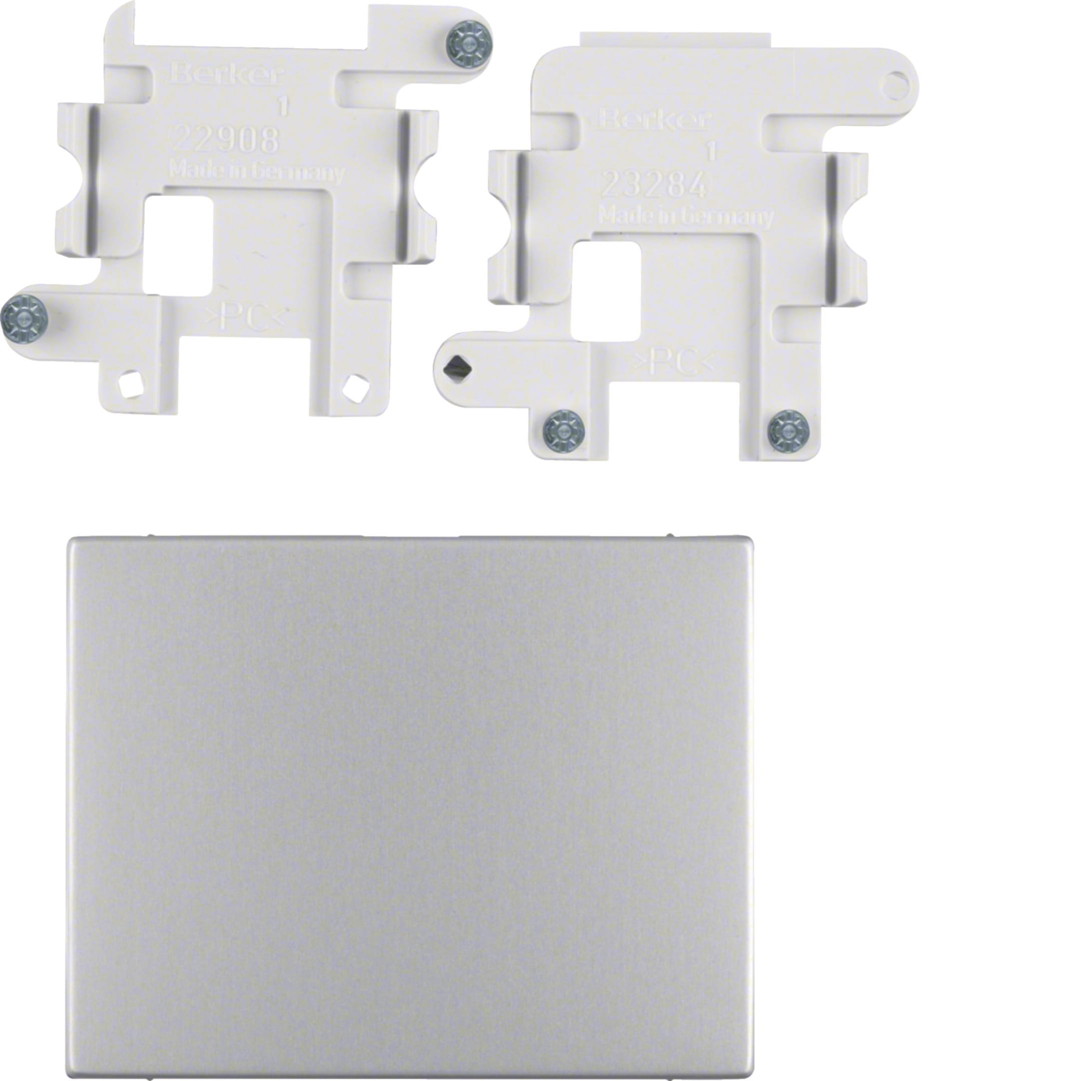 HAGER BOCCHIOTTI - Inserto cieco per accoppiatore bus KNX?Berker K.5 alu, alluminio anodizzato