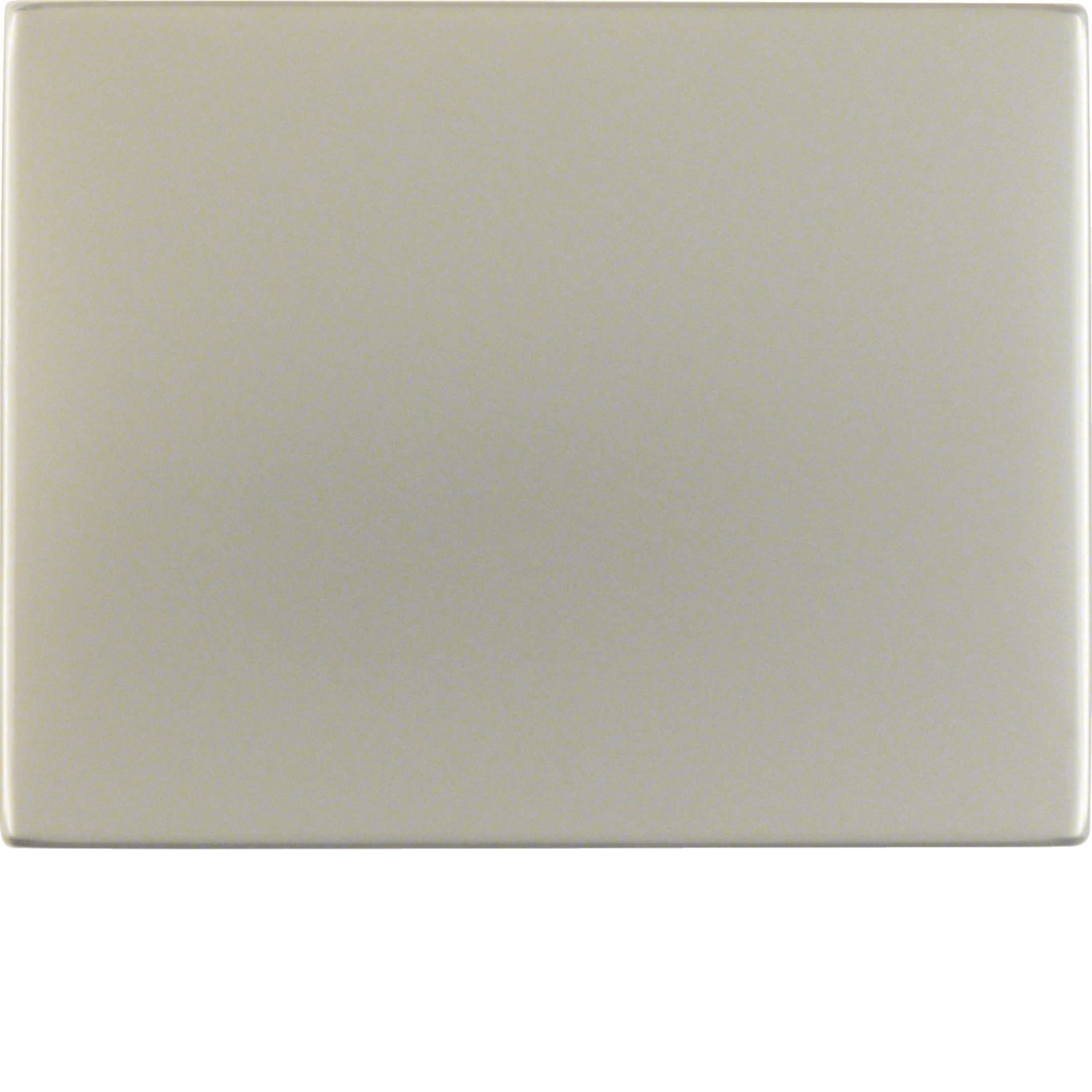 HAGER BOCCHIOTTI - Inserto cieco per accoppiatore bus KNX?Berker K.5 acciaio inox, metallo opaco