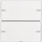 HAGER BOCCHIOTTI - Sensore a tasti doppio KNX - Serie Q.1/Q.3 bianco polare