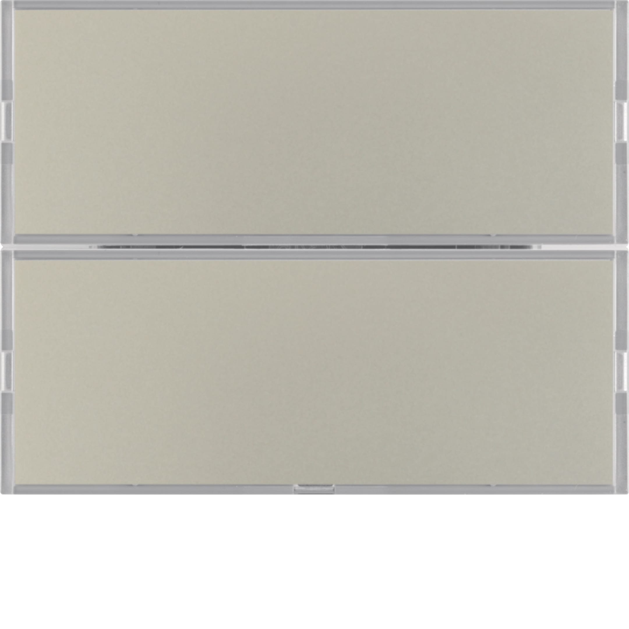 HAGER BOCCHIOTTI - Sensore a tasti doppio KNX - Serie K.5 acciaio inox