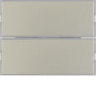 HAGER BOCCHIOTTI - Sensore a tasti doppio KNX - Serie K.5 acciaio inox