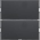 HAGER BOCCHIOTTI - Sensore a tasti doppio KNX - Serie S.1/B.3/B.7 per antracite e alu