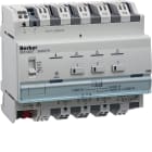 HAGER BOCCHIOTTI - Attuatore dimmer luce universale triplo per montaggio su guida KNX grigio chiaro