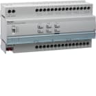 HAGER BOCCHIOTTI - Attuatore per veneziane a 12 per montaggio su guida 230 V KNX grigio chiaro