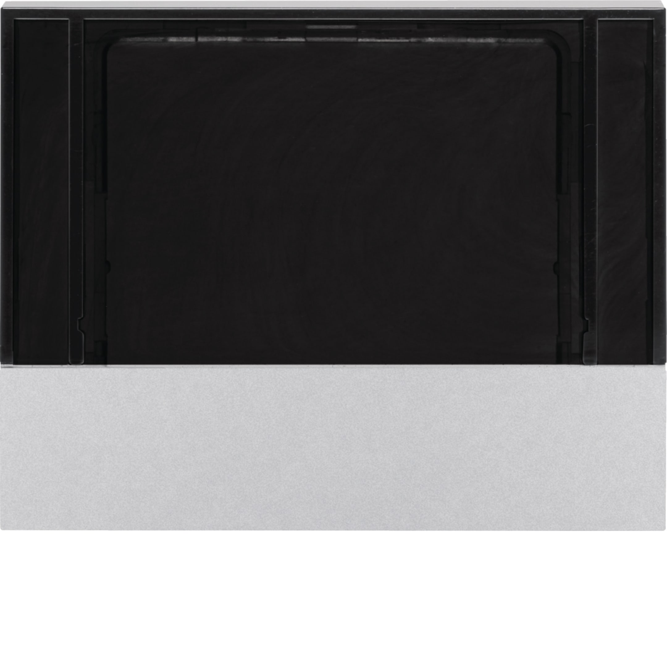 HAGER BOCCHIOTTI - Mostrina x Reg. temp. e rilev. ambiente KNX - Serie K.1/K.5 alu opaco, vern.