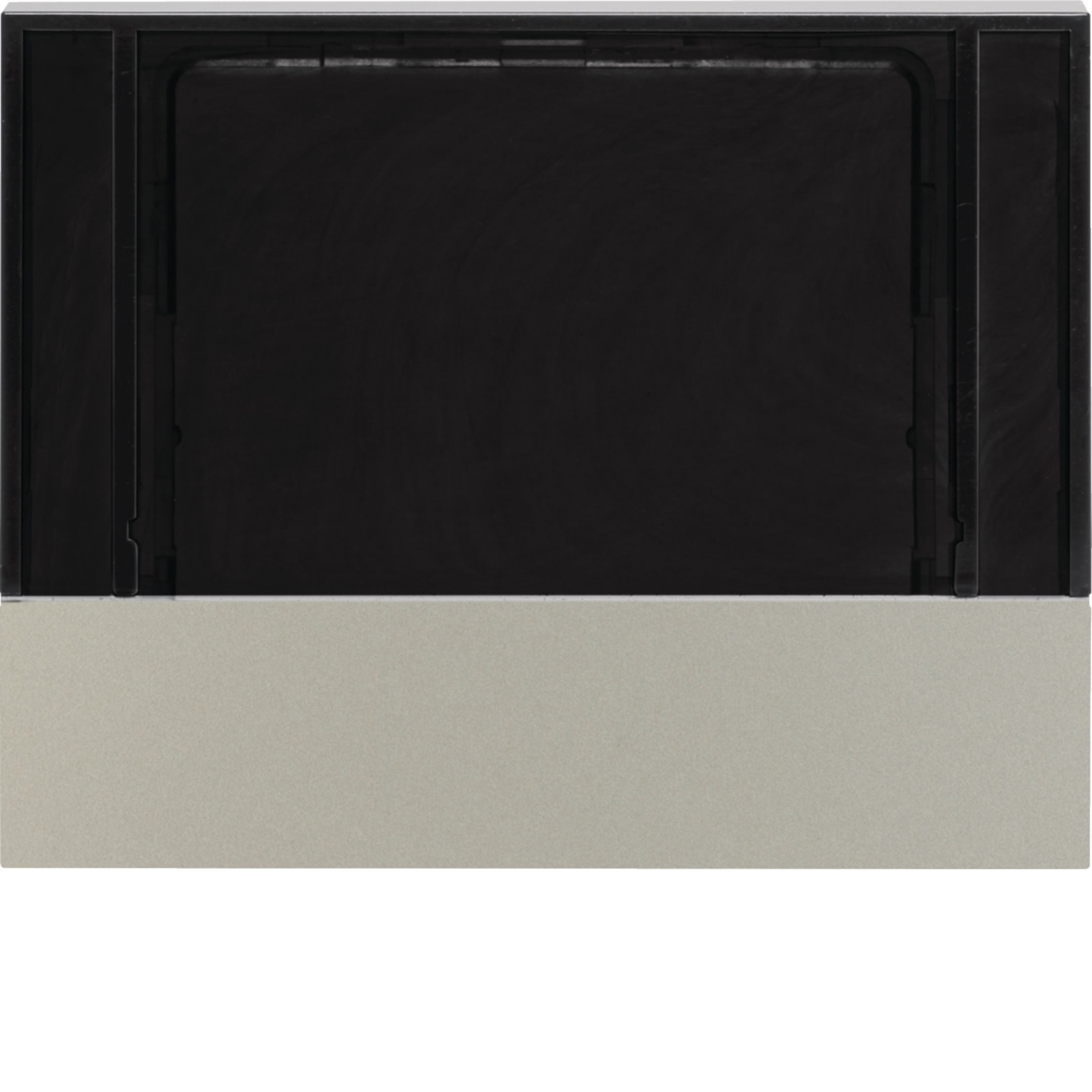 HAGER BOCCHIOTTI - Mostrina x Reg. temp. e rilev. amb. KNX - Serie K.1/K.5 acciaio inox opaco vern.