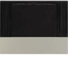 HAGER BOCCHIOTTI - Mostrina x Reg. temp. e rilev. amb. KNX - Serie K.1/K.5 acciaio inox opaco vern.