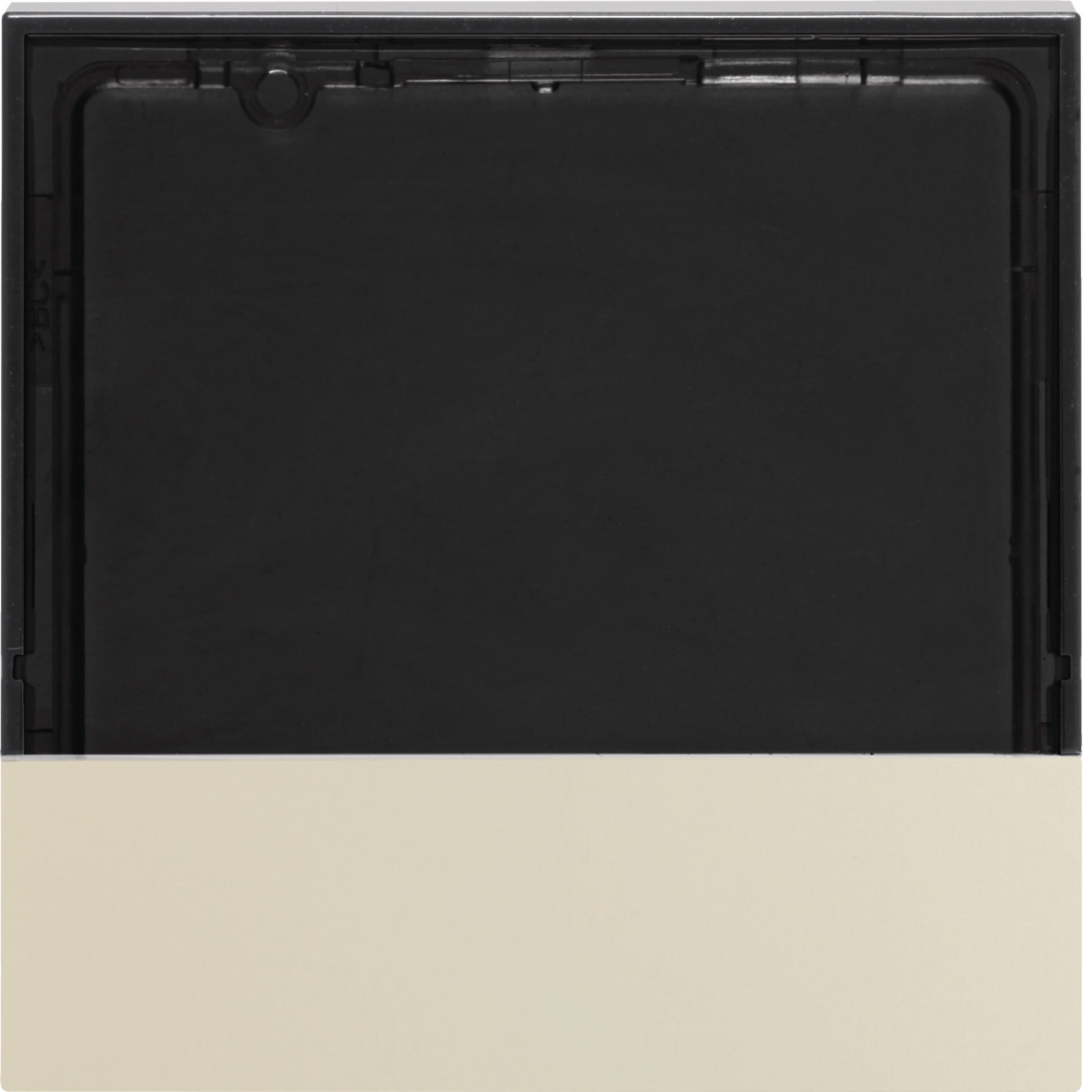 HAGER BOCCHIOTTI - Mostrina x Reg. temp. e rilev. ambiente KNX - Serie S.1/B.3/B.7 bianco luc.