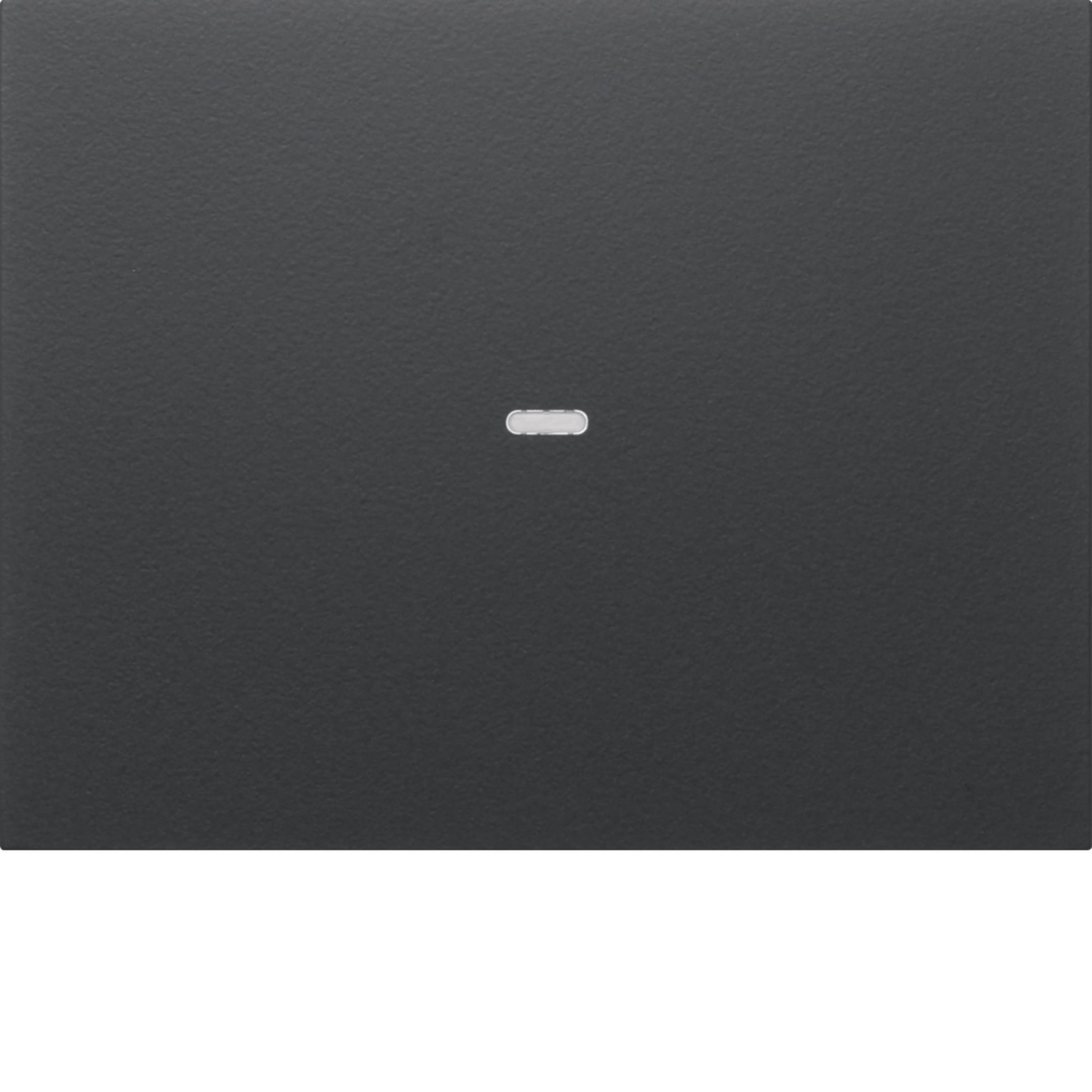 HAGER BOCCHIOTTI - Copertura per modulo sensore a tasti singolo KNX berker K.1/K.5 antracite opaco