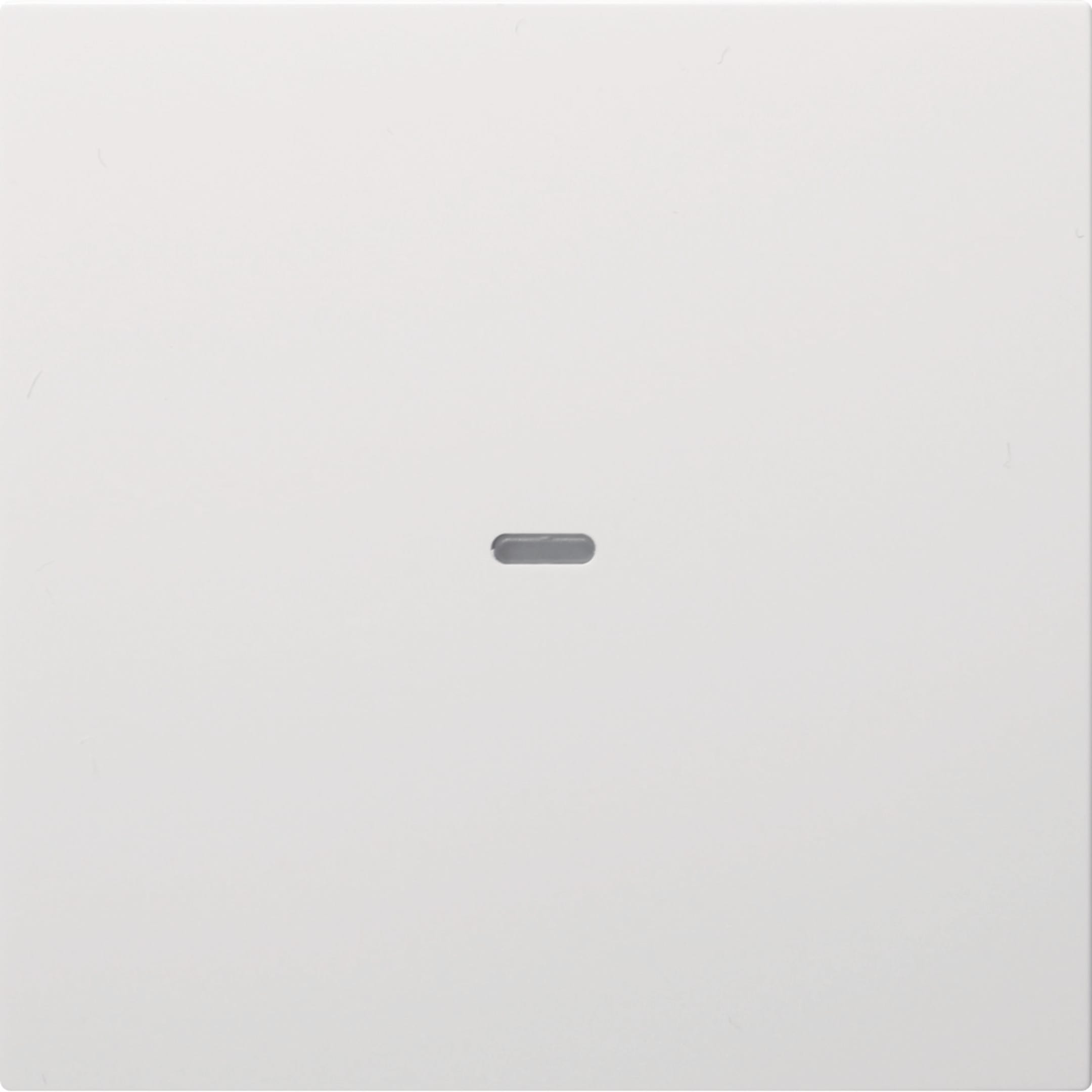 HAGER BOCCHIOTTI - Copertura x modulo sensore a tasti singolo KNX - Serie S.1/B.3/B.7 bianc pol luc