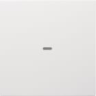 HAGER BOCCHIOTTI - Copertura x modulo sensore a tasti singolo KNX - Serie S.1/B.3/B.7 Bianc pol op