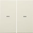 HAGER BOCCHIOTTI - Copertura x modulo sensore a tasti doppio KNX berker S.1/B.3/B.7 bianco lucido