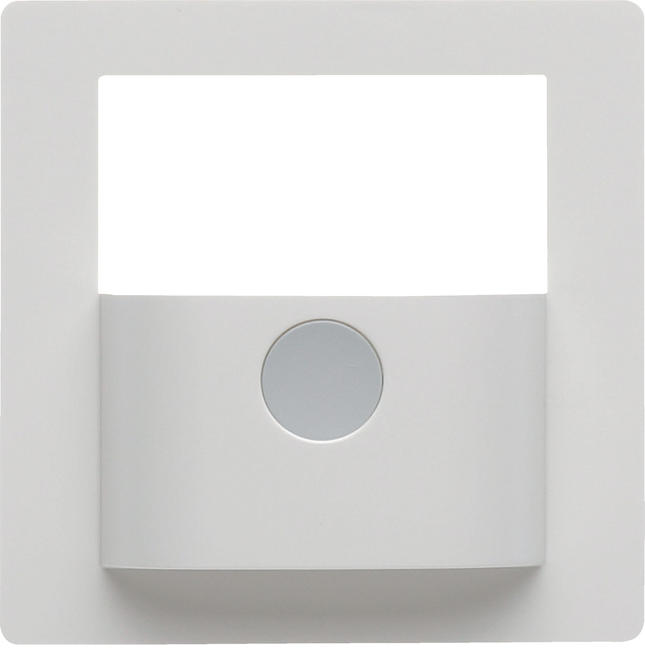 HAGER BOCCHIOTTI - Copertura per modulo rilevatore di movimento KNX - Q.1/Q.3 bianco polare velluto