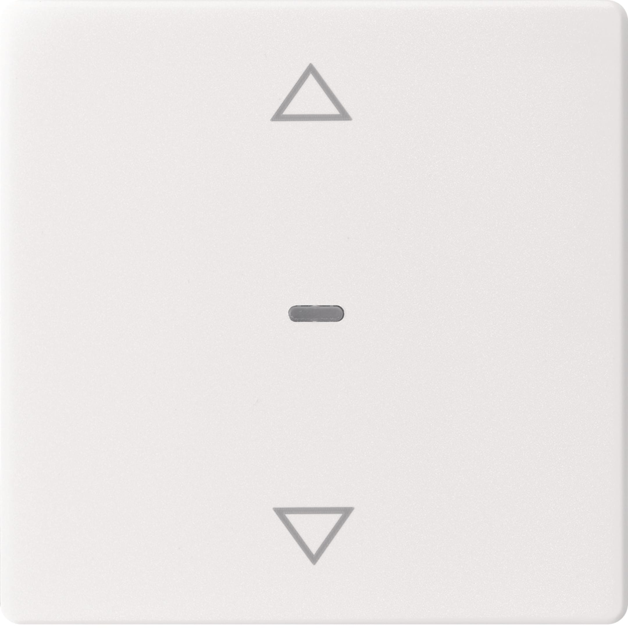 HAGER BOCCHIOTTI - Copertura + simb. frecce x modulo sensore a tasti singolo Q.x bianco pol. vellut