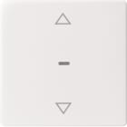 HAGER BOCCHIOTTI - Copertura + simb. frecce x modulo sensore a tasti singolo Q.x bianco pol. vellut