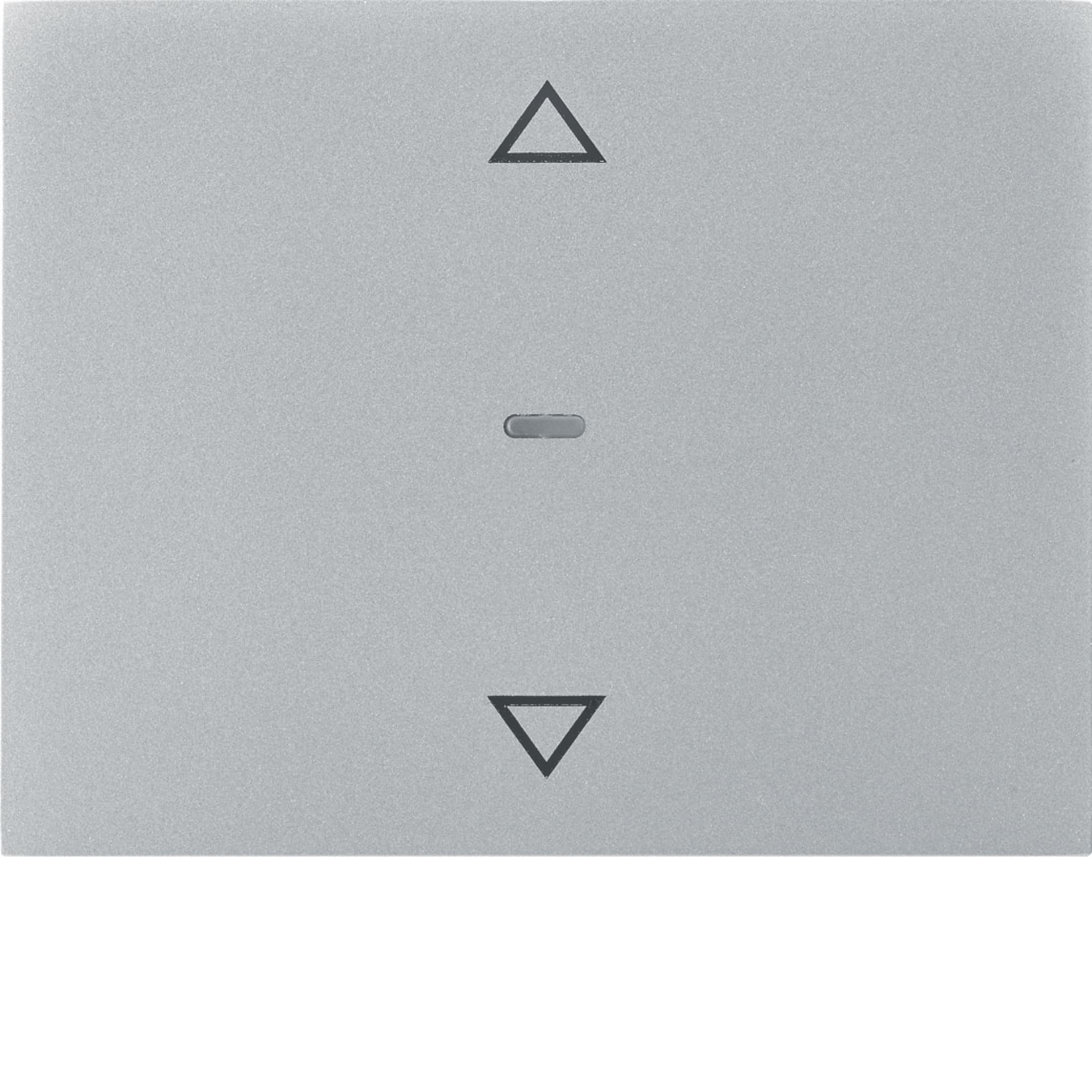 HAGER BOCCHIOTTI - Copertura con simbolo frecce x modulo sensore a tasti singolo, K.x alluminio