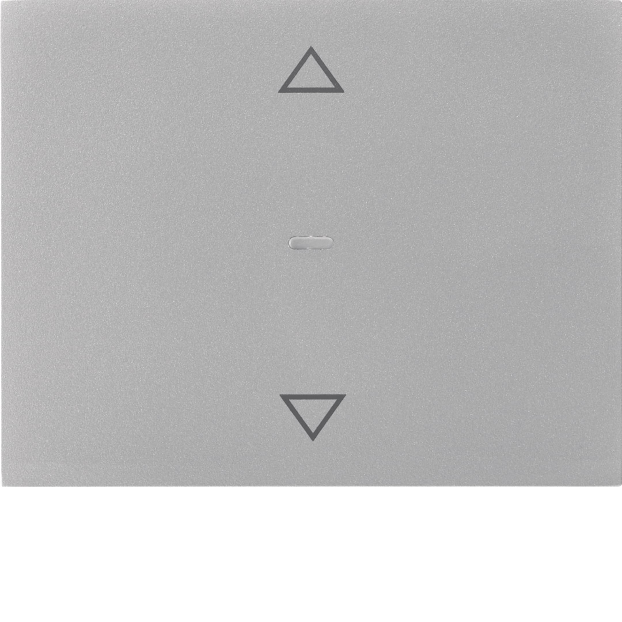 HAGER BOCCHIOTTI - Copertura con simbolo frecce x modulo sensore a tasti singolo, K.x acciaio inox