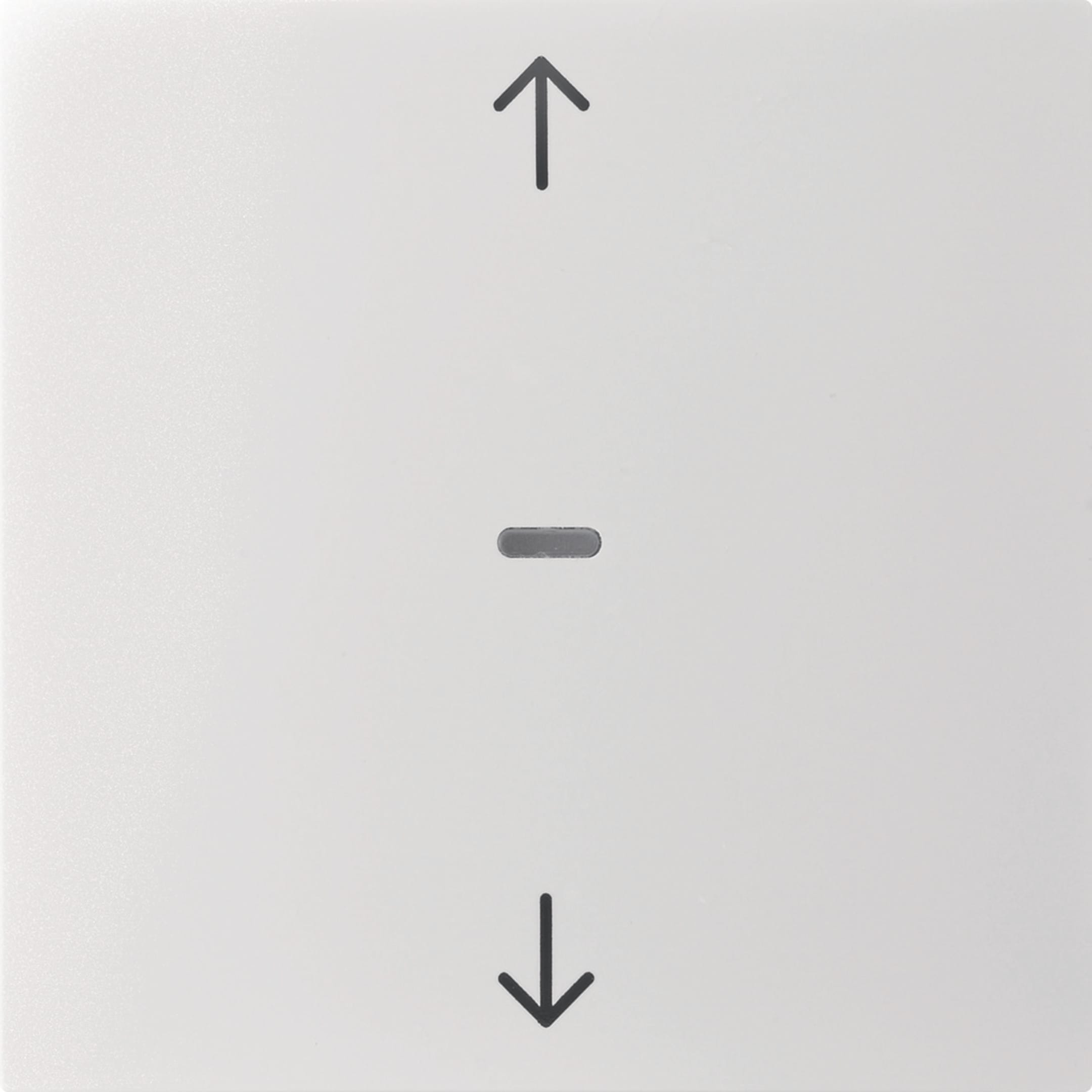HAGER BOCCHIOTTI - Copertura con simbolo frecce x modulo sensore a tasti singolo, S.x/B.x bianco
