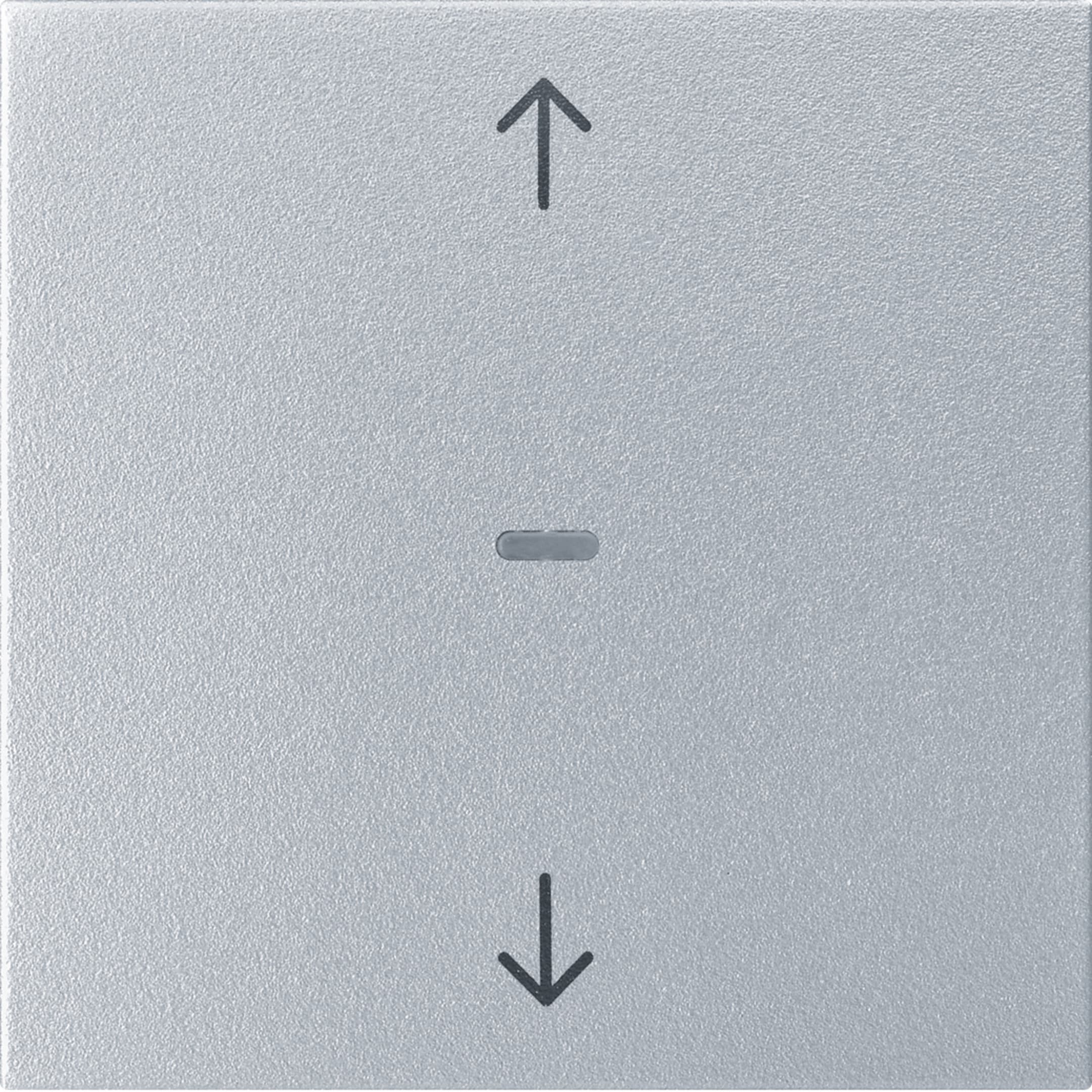 HAGER BOCCHIOTTI - Copertura con simbolo frecce x modulo sensore a tasti singolo, S.x/B.x alluminio