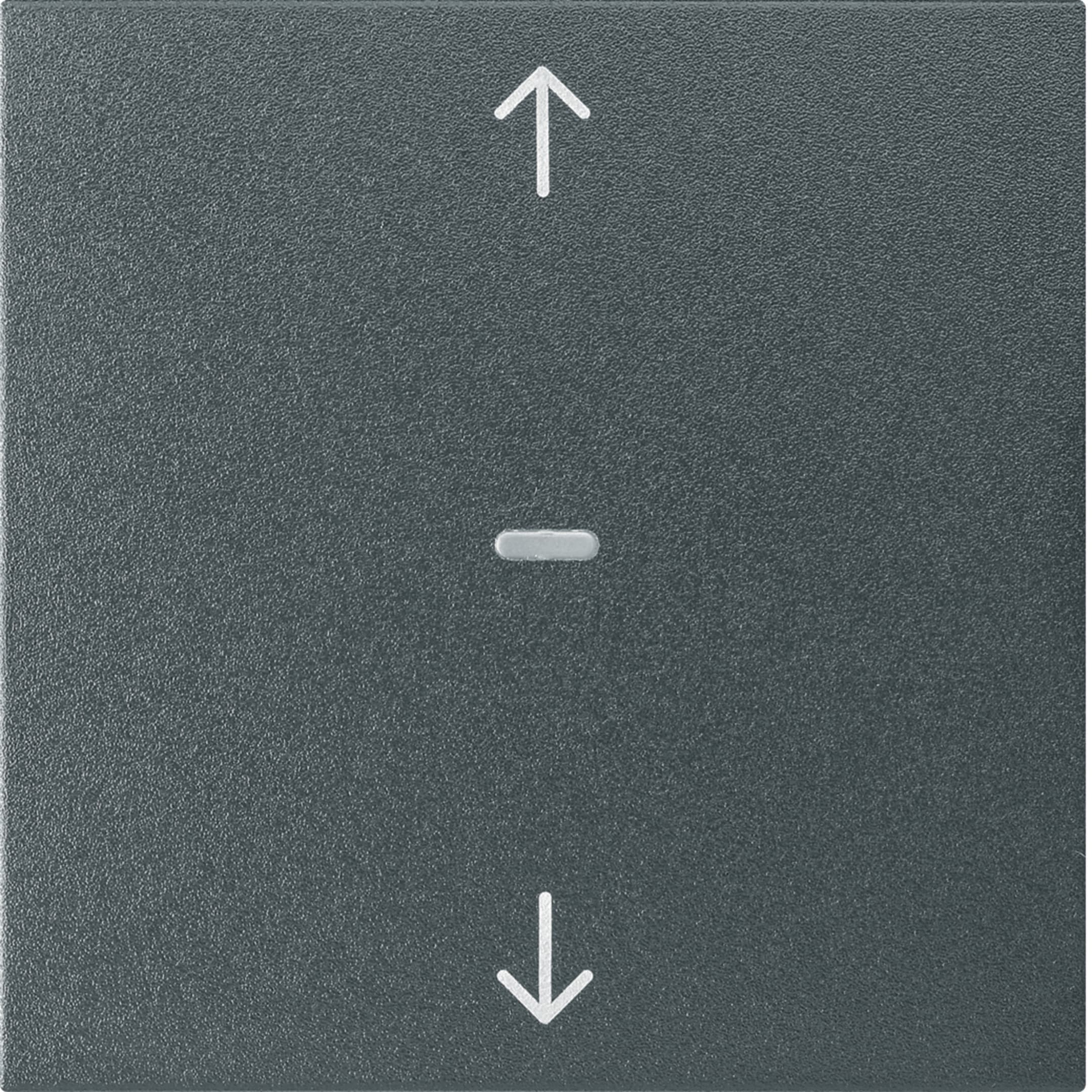 HAGER BOCCHIOTTI - Copertura con simbolo frecce x modulo sensore a tasti singolo, S.x/B.x antracite