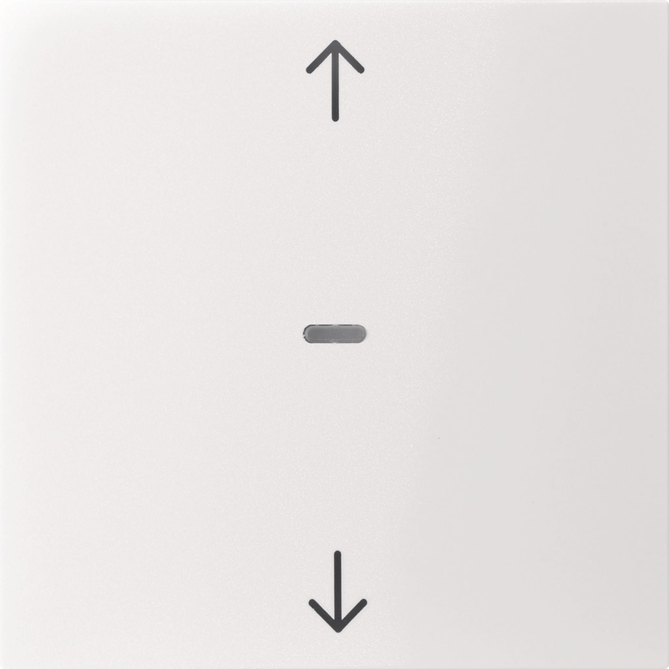 HAGER BOCCHIOTTI - Copertura con frecce x modulo sensore a tasti singolo S.x/B.x bianco pol. luc.