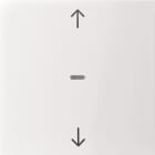 HAGER BOCCHIOTTI - Copertura con frecce x modulo sensore a tasti singolo S.x/B.x bianco pol. luc.