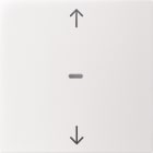 HAGER BOCCHIOTTI - Copertura con frecce x modulo sensore a tasti singolo S.x/B.x bianco pol. opac