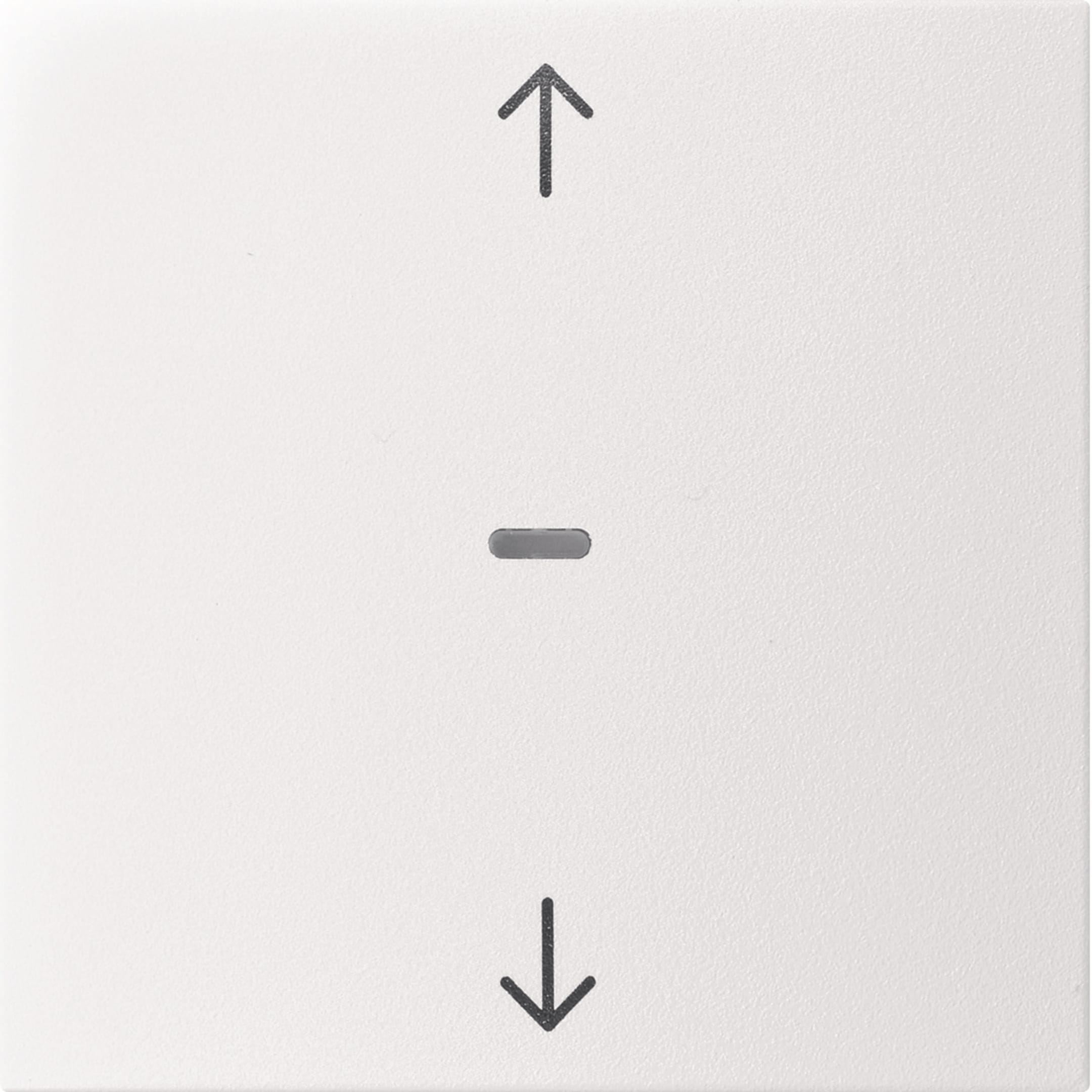 HAGER BOCCHIOTTI - Copertura con frecce x modulo sensore a tasti singolo S.x/B.x bianco pol. opac