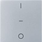 HAGER BOCCHIOTTI - COPRITAST.+"0-1" X MOD SING.S.X/B.X ALU