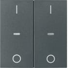 HAGER BOCCHIOTTI - COPRTAST.DOPP+"0-1" X MOD SING.SX/BX ALU