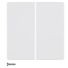 HAGER BOCCHIOTTI - Modulo pulsante radio KNX doppio quicklink Berker Q.1/Q.3 bianco polare velluto