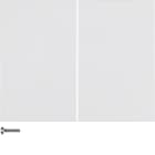 HAGER BOCCHIOTTI - Modulo pulsante radio KNX doppio quicklink Berker K.1 bianco polare lucido