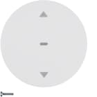 HAGER BOCCHIOTTI - Pulsante per veneziane Berker R.1/R.3/Serie 1930/R.classic bianco polare lucido