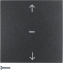 HAGER BOCCHIOTTI - Pulsante radio KNX per veneziane quicklink Berker S.1/B.3/B.7 antracite opaco