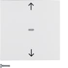 HAGER BOCCHIOTTI - Pulsante radio KNX x veneziane quicklink Berker S.1/B.3/B.7 bianco polare opaco